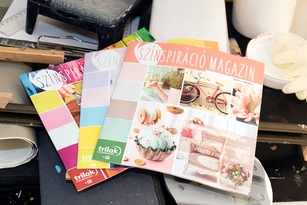 Content, marketing, színspiráció, magazin